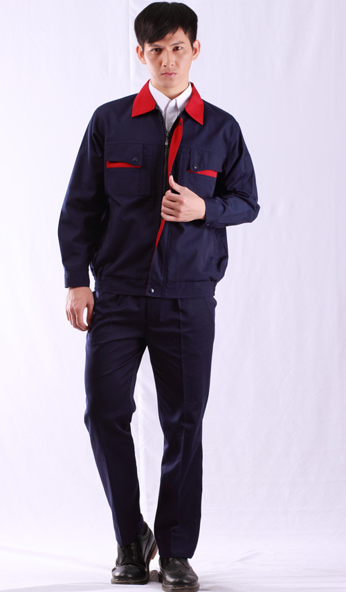 五4S店金機械漢騰廠工作服亞麻布款式