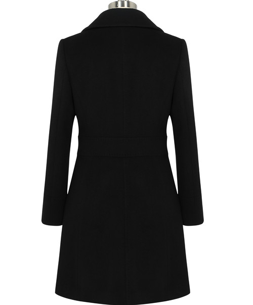 女士純羊款式毛呢子大材品牌料衣