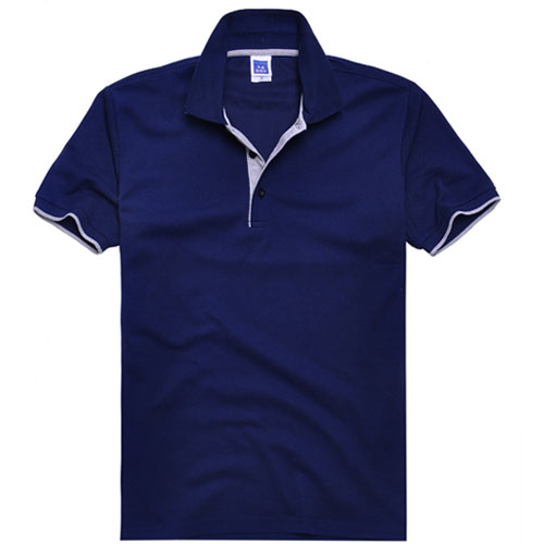 厚絲綢珠延安翻領T恤力帆 W545