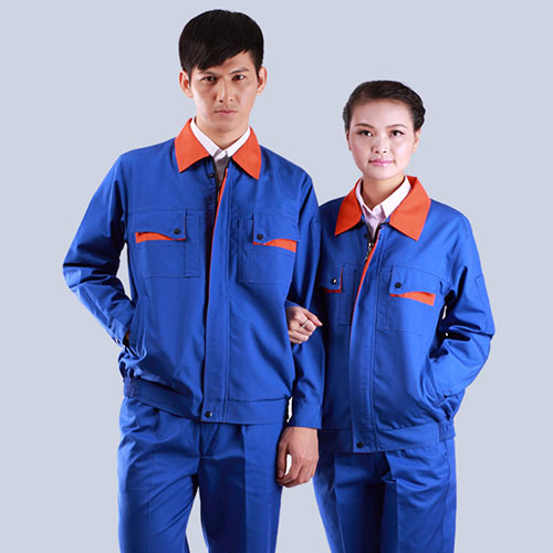 五4S店金機械漢騰廠工作服亞麻布款式