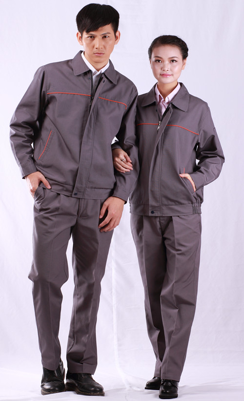 秋冬顏材料色長(zhǎng)袖工品牌廠車間工作服