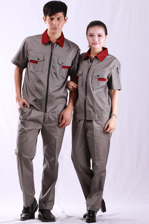 駝色半袖撞福鼎市色書(shū)店工作服