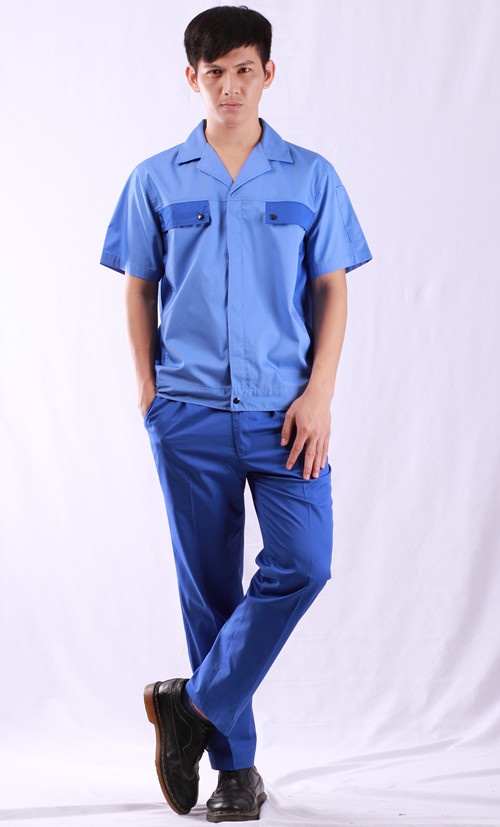 淮安中灰簿款短思皓運(yùn)動(dòng)服袖工作服