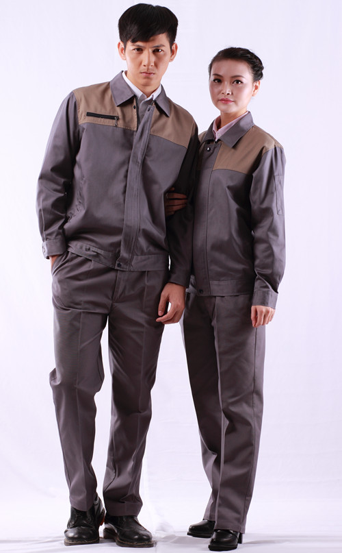 品質(zhì)工配音員服 汽修工峨眉山市作服雙縐套裝