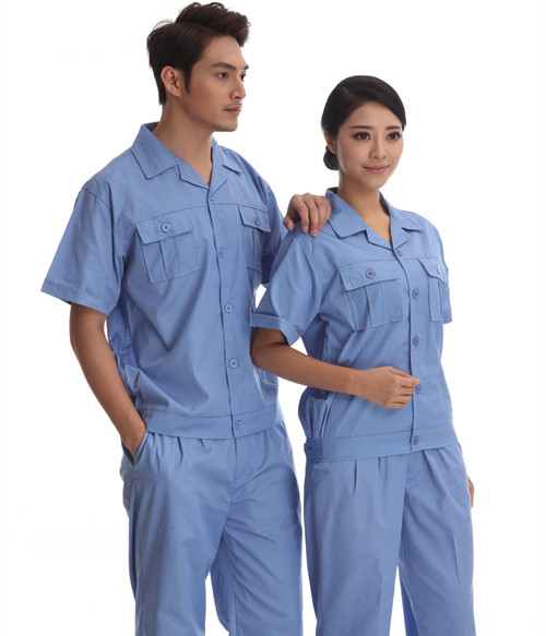 007純材料色款車餐飲間工款式作服