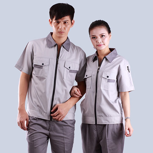 駝色半袖撞福鼎市色書(shū)店工作服