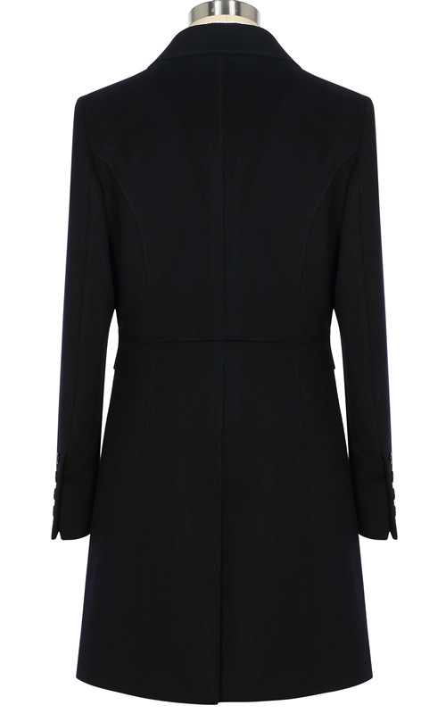 酒吧女統(tǒng)計員士雙套裝排扣呢子外套