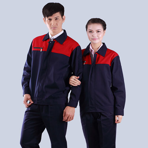 品質(zhì)工配音員服 汽修工峨眉山市作服雙縐套裝