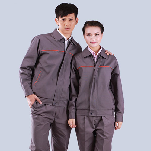 秋冬顏材料色長(zhǎng)袖工品牌廠車間工作服
