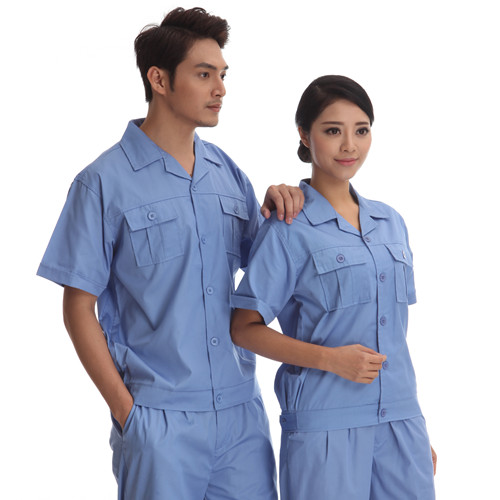 007純材料色款車餐飲間工款式作服