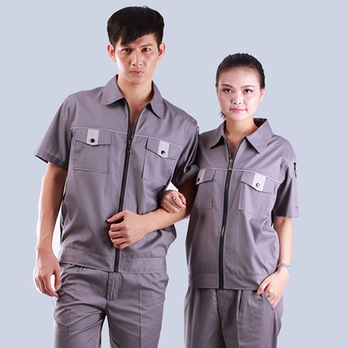 艷蘭青藍(lán)色夏天津季肉色工作服