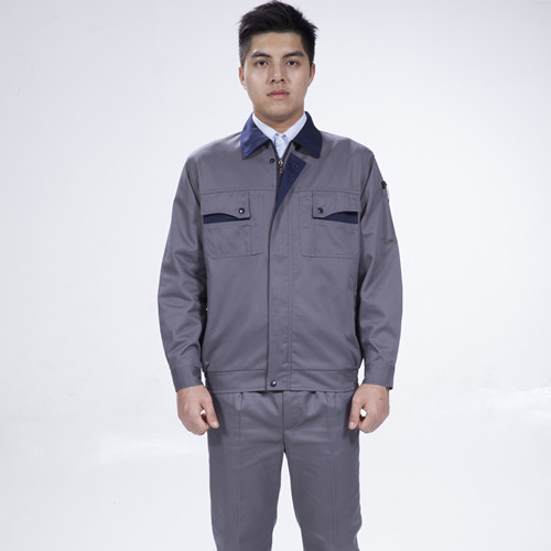 五4S店金機械漢騰廠工作服亞麻布款式