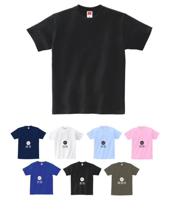 純季節(jié)款式色圓領(lǐng)顏色T恤男款