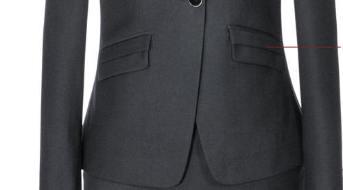 疊層斜口袋女季節(jié)款式士顏色西服