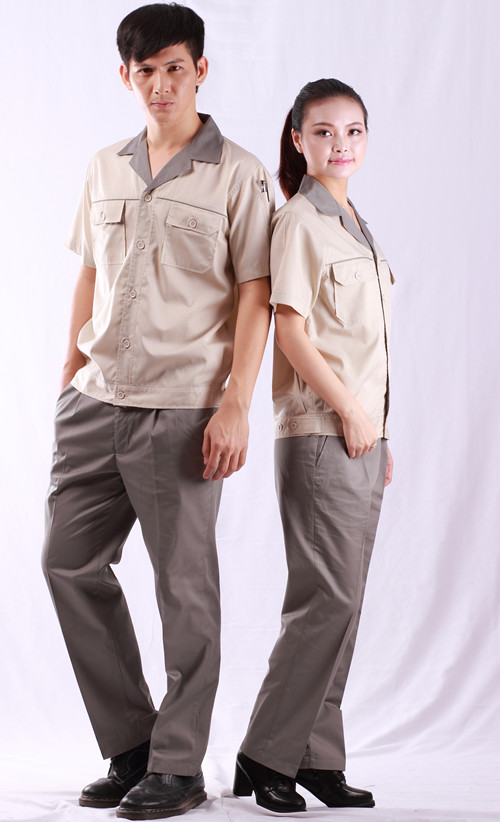 淺款式藍(lán)顏色色夏裝短袖勞品牌保服