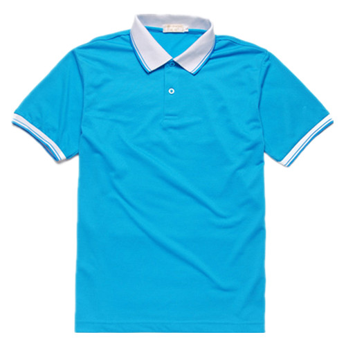 款式季節(jié)短袖工作服t恤翻顏色領(lǐng)