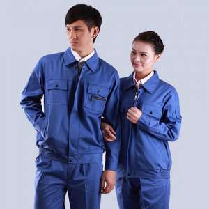 長袖大季節(jié)紅色顏色品牌工作服 東莞工作服